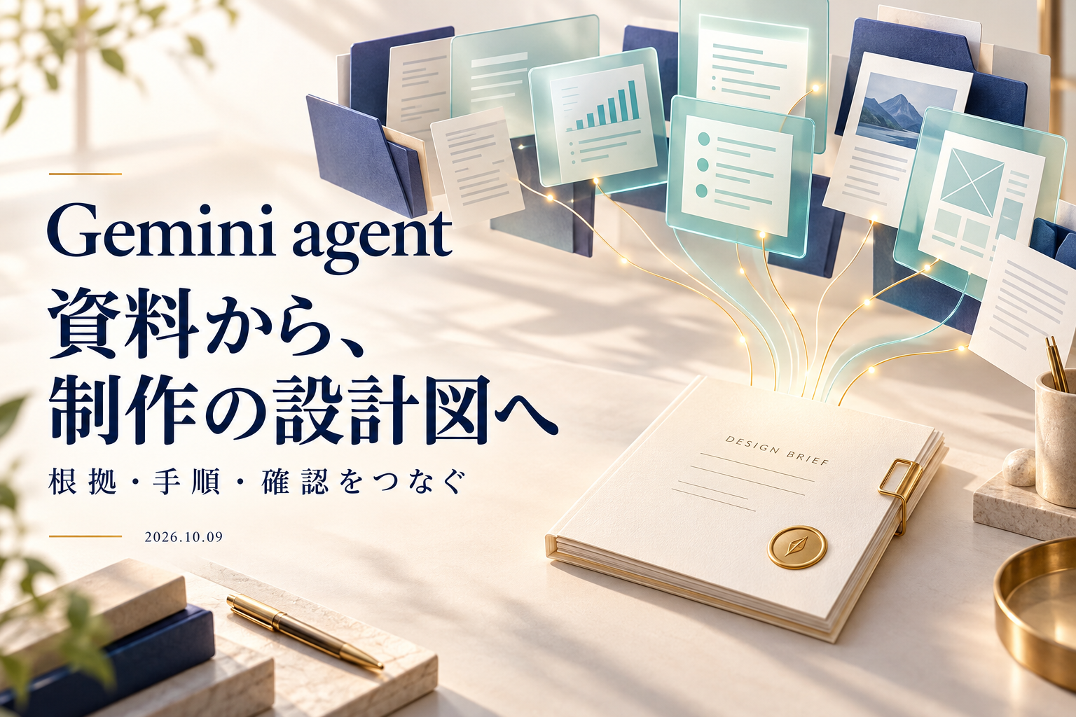 Gemini新エージェント発表｜資料をWeb制作の設計図につなぐ実践手順