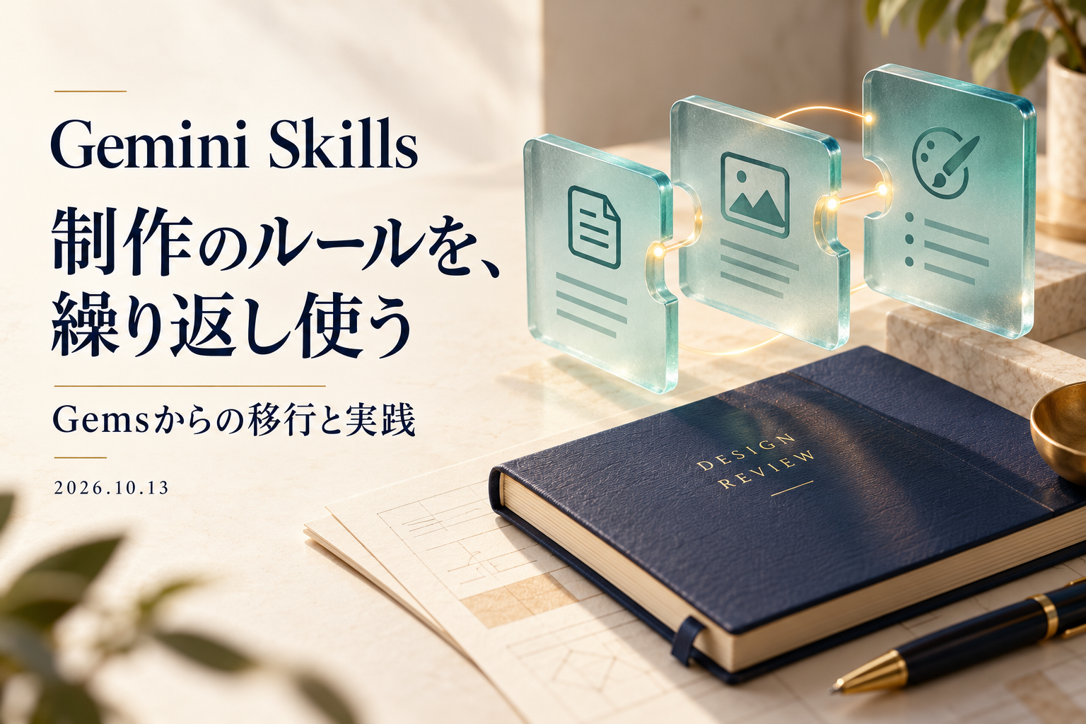 Gemini Skillsへの移行が始まる｜Web制作のレビュー指示を再利用する実践ガイド